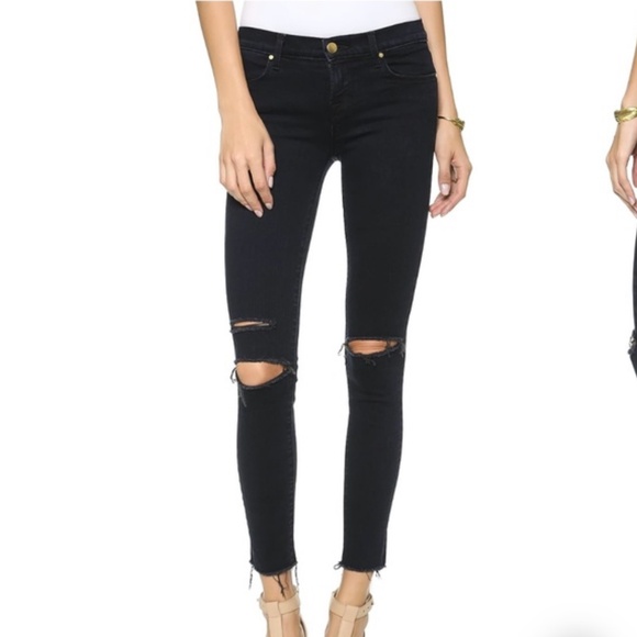 J Brand 8227 Mid Rise Ankle Skinny Jeans - Picture 1 of 6